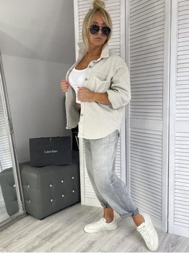 KURTKA /KOSZULA ITALY BEIGE