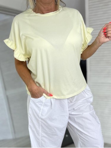 BLUZKA MUMU FALBANKA YELLOW
