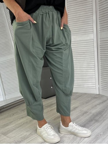 SPODNIE ITALY LILI KHAKI