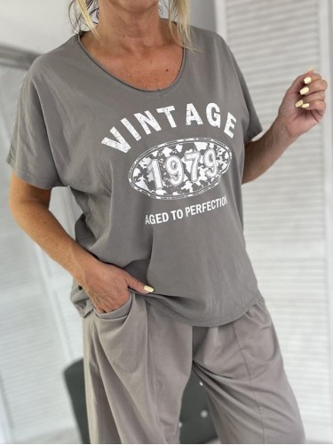BLUZKA ITALY VINTAGE FANGO