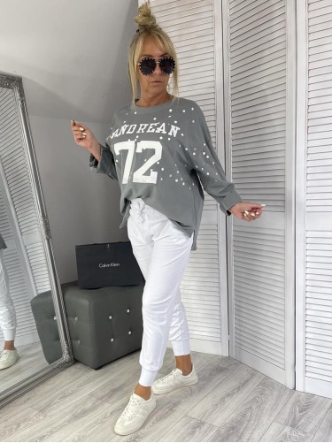 BLUZA ITALY -72-GREY