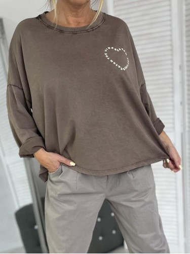 BLUZKA MUJEA DEKATYZ BRONZE+SIZE