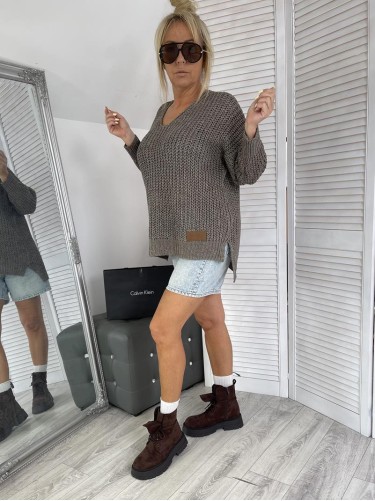 SWETER HELENA LUX TAUPE