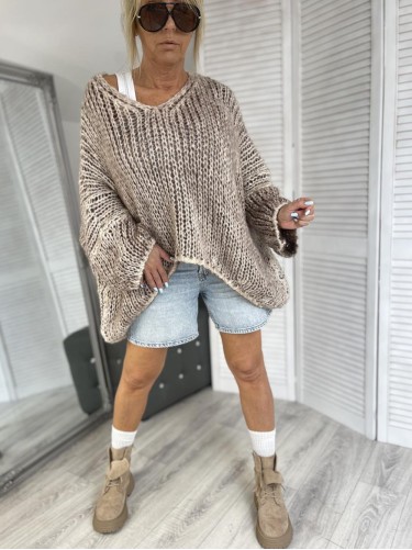 SWETER ITALY DEKATYZ BRONZE