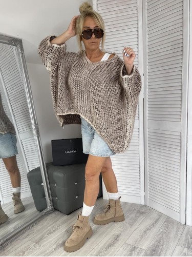 SWETER ITALY DEKATYZ BRONZE