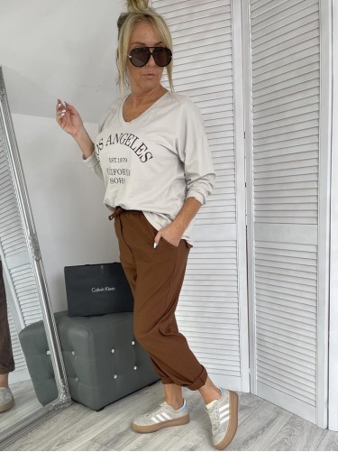 BLUZKA LOS ANGELES BEIGE