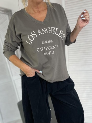 BLUZKA LOS ANGELES GREY