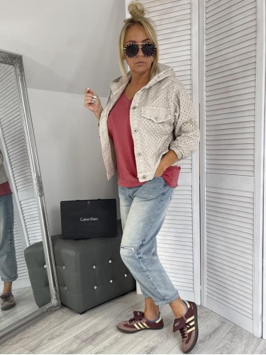 BLUZKA CLASSIC ITALY MALINA