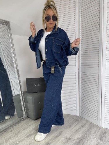 KURTKA JEANS NEST BLUE