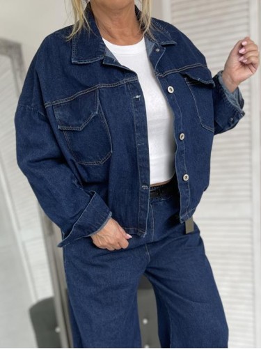 KURTKA JEANS NEST BLUE