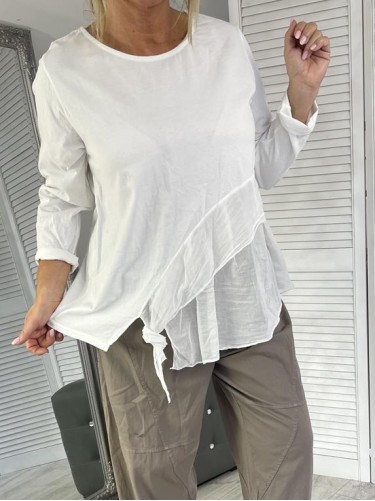BLUZKA ITALY ELLE WHITE