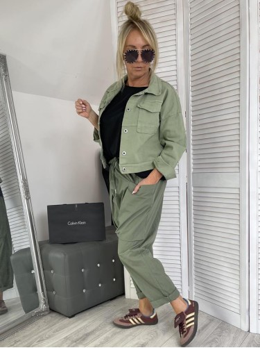 SPODNIE STELLA MILLANI GREEN