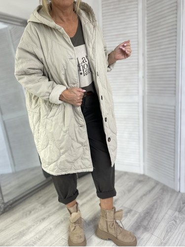 KURTKA STELLA  PIKOWANA BEIGE