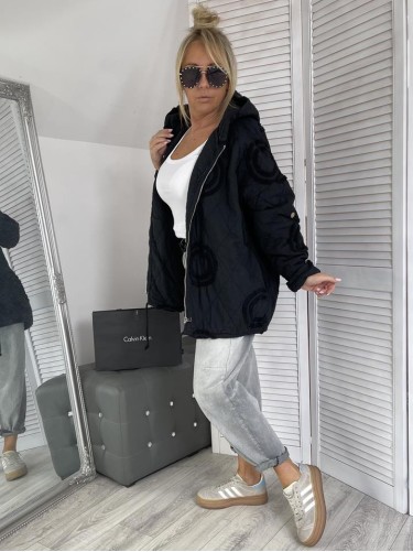 KURTKA ITALY BOLONIA BLACK