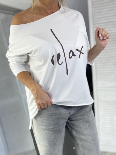 BLUZKA LASER RELAX WHITE