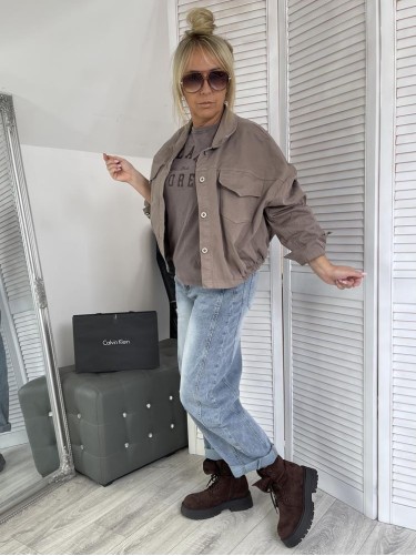 BLUZKA ITALY DEKATYZ MILANO FANGO
