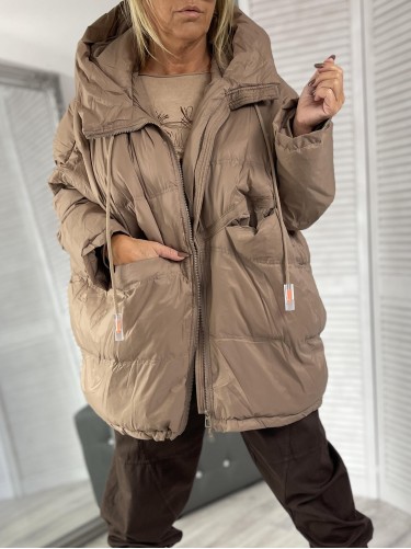 KURTKA OVERSIZE MERY MOCCA