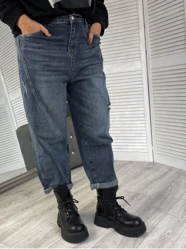 SPODNIE JEANS BALOON BLUE