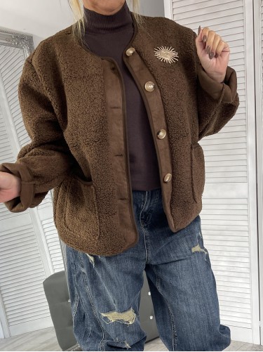 KURTKA ITALY BARANEK BRONZE