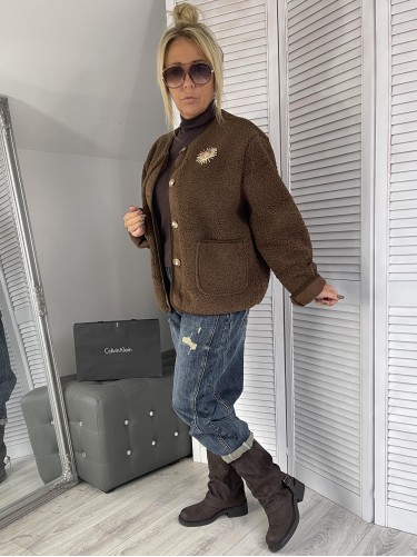 KURTKA ITALY BARANEK BRONZE