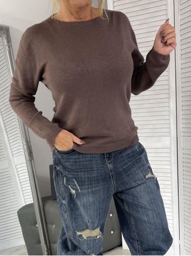 SWETER ITALY MERLIN CHOCOLATTE