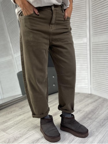 SPODNIE JEANS BALOON BRONZE