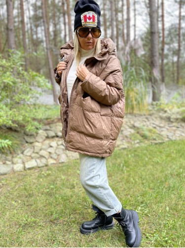 KURTKA OVERSIZE MERY COFFE