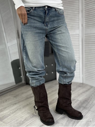 SPODNIE JEANS BOYFRIEND BLUE