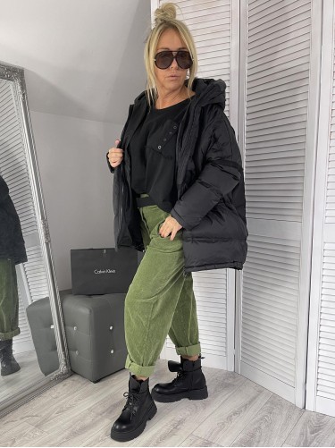 BLUZKA DEKATYZ OVERSIZE MUMU BLACK