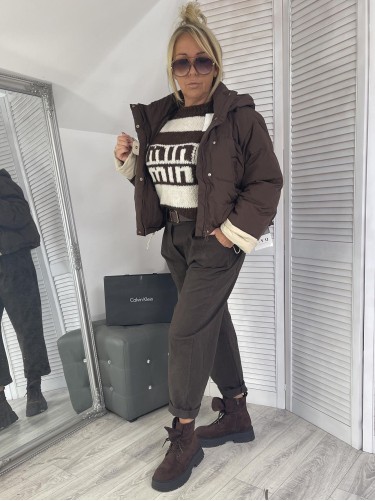 SWETER ITALY PASY MIN MIN BRONZE