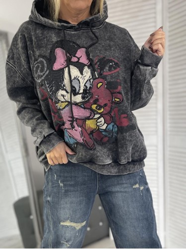 BLUZA MICKEY MINNIE DEKATYZ GRAFIT