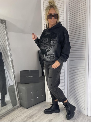 BLUZA MICKEY MOUSE DEKATYZ BLACK