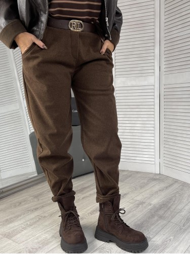 SPODNIE JODEŁKA &PASEK BRONZE