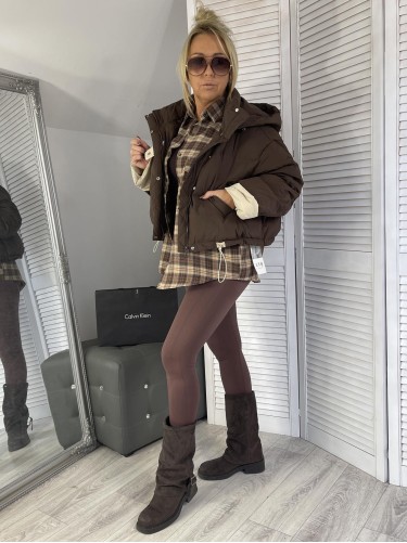 KOSZULA KRATA BRONZE & BEIGE