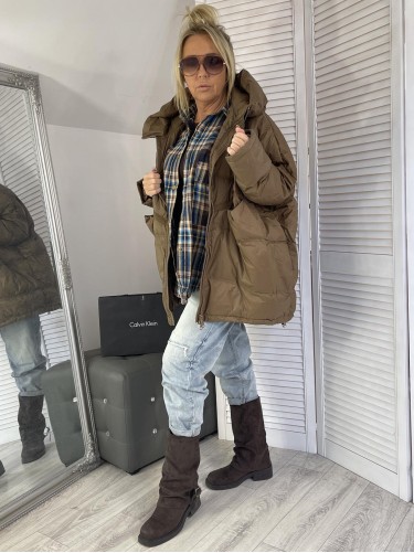 KURTKA OVERSIZE MERY OLIWKA