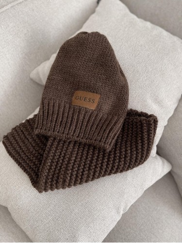 KOMPLET CZAPKA & KOMIN BRONZE