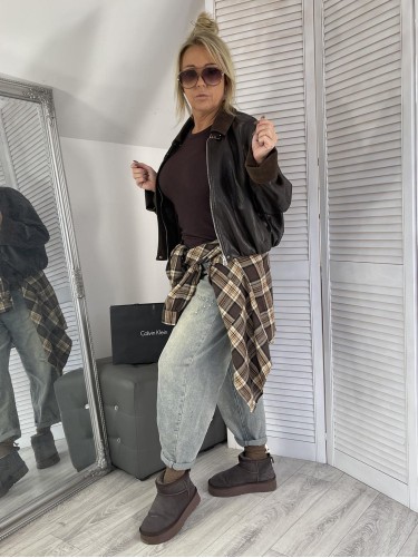 KOSZULA KRATA BRONZE & COFFE