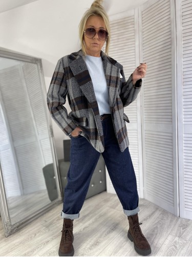 MARYNARKA KRATA BŁEKIT & BRONZE