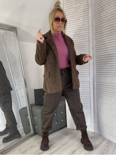 SWETER CIENKI WARKOCZ PINK