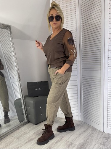 BLUZKA LA COCA GOLD BRONZE