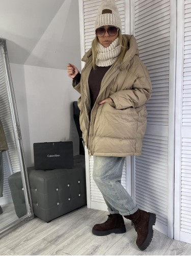 KURTKA OVERSIZE MERY BEIGE