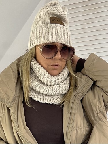 KOMPLET CZAPKA & KOMIN BUDYŃ