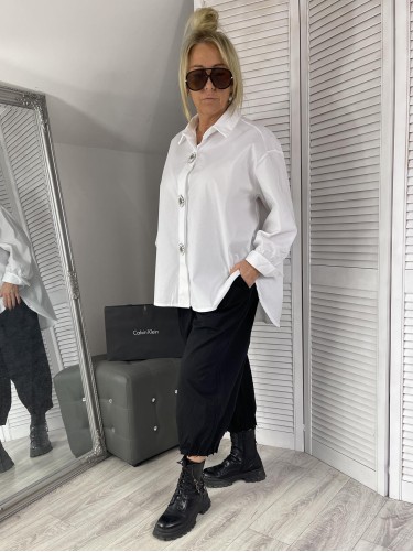 KOSZULA ZETA OTTO BIŻUTERIA WHITE