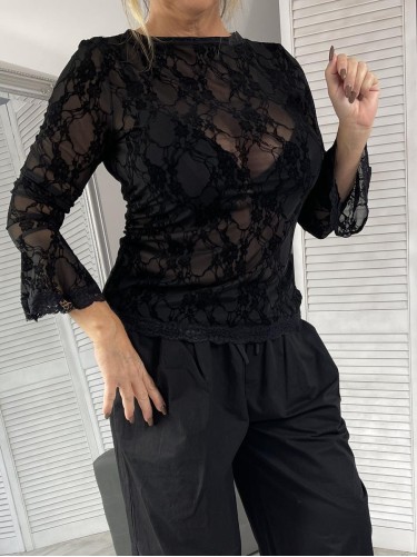 BLUZKA ITALY G&B BLACK