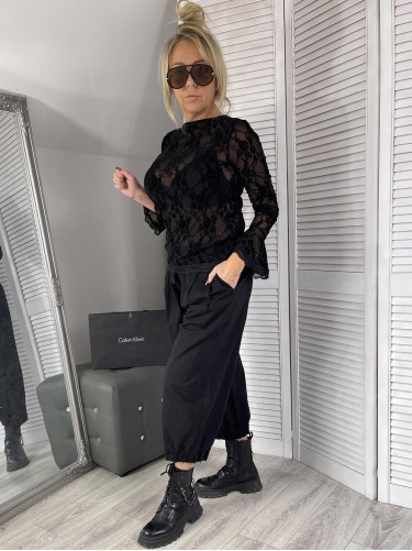 BLUZKA ITALY G&B BLACK