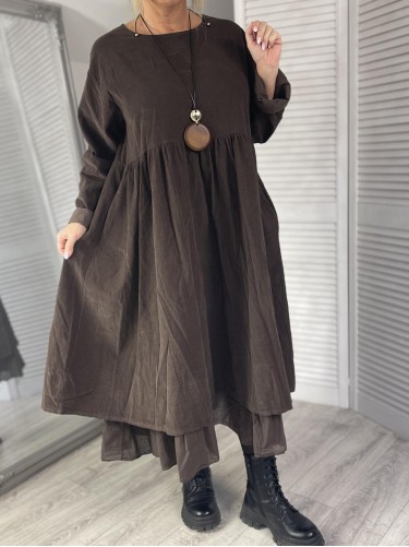 SUKIENKA ITALY SZTRUKS ZOJA BRONZE