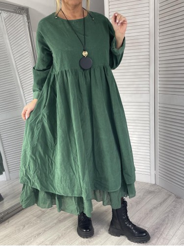SUKIENKA ITALY SZTRUKS ZOJA GREEN