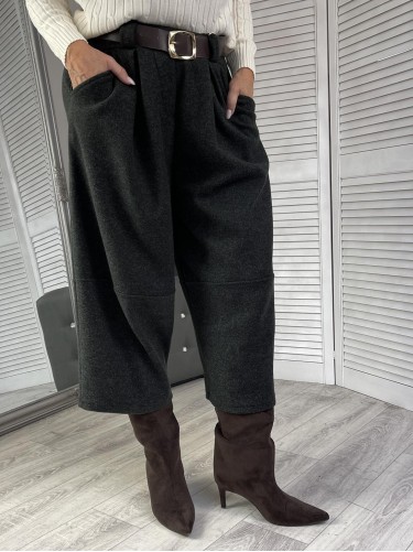 SPODNIE ITALY GRACJA GRAFIT