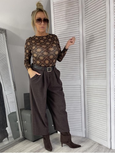 SPODNIE ITALY GRACJA BRONZE