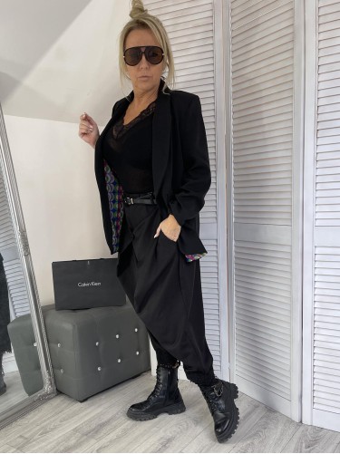 BLUZKA CASHMERE BLEND BLACK